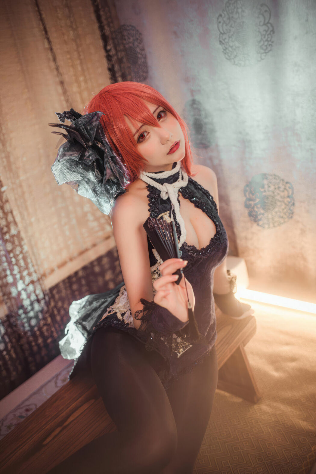 Coser@是一只熊仔吗 – 碧蓝航线 黑太子旗袍 (20P)