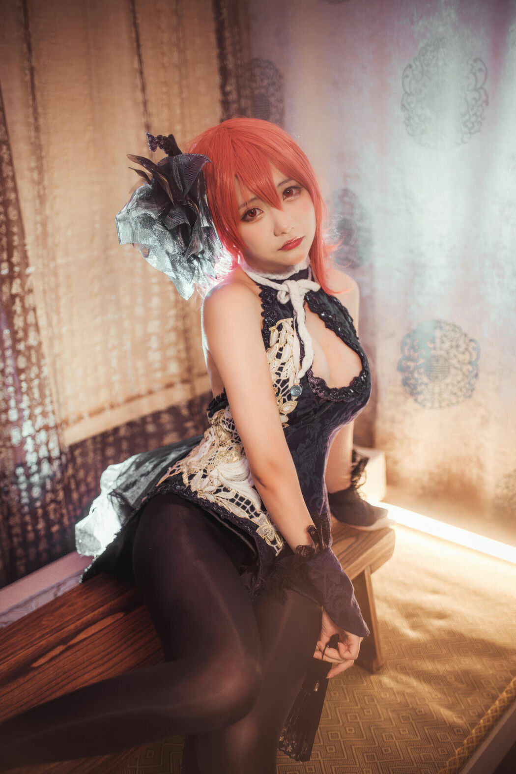 Coser@是一只熊仔吗 – 碧蓝航线 黑太子旗袍 (20P)