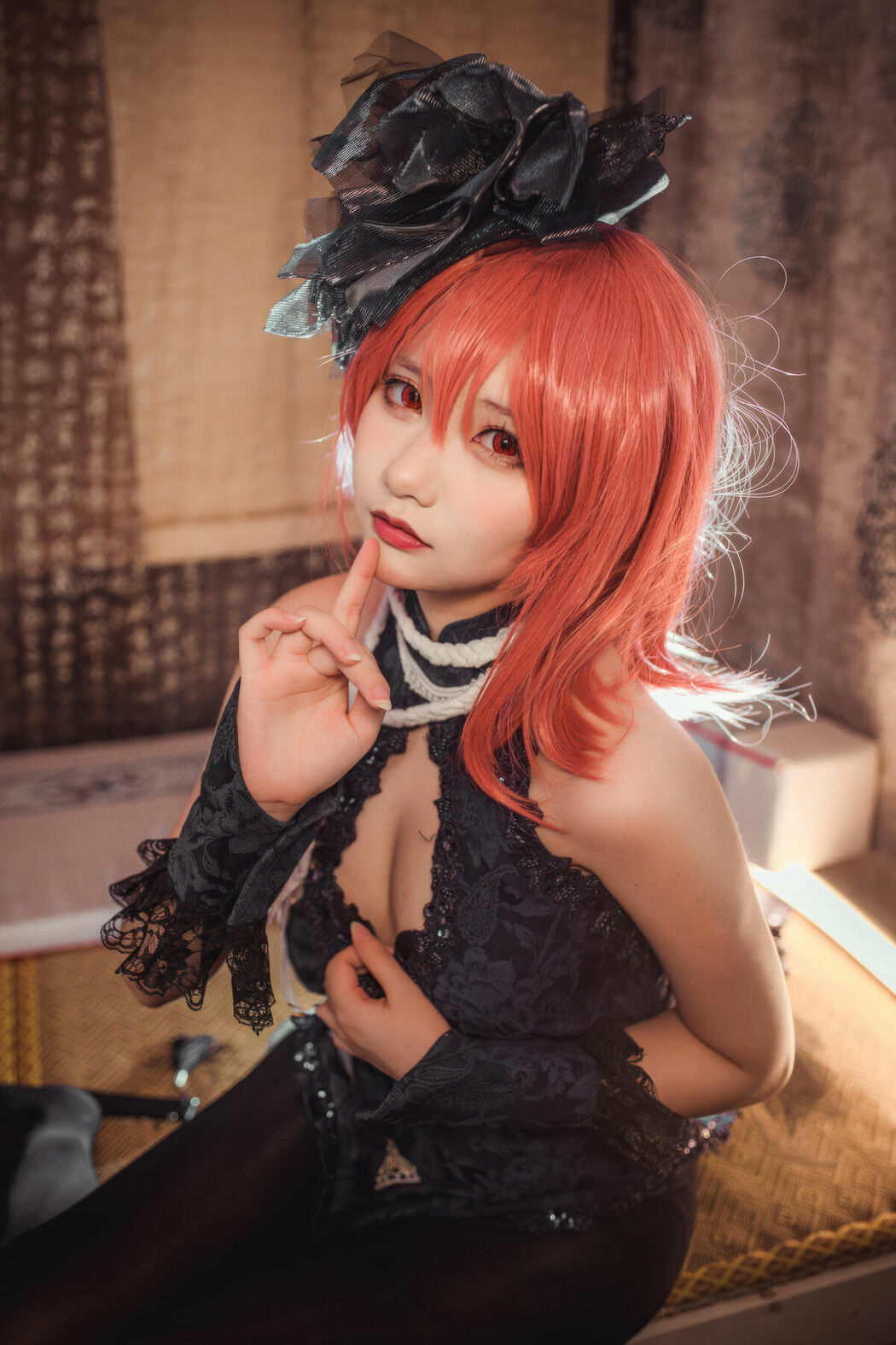 Coser@是一只熊仔吗 – 碧蓝航线 黑太子旗袍 (20P)