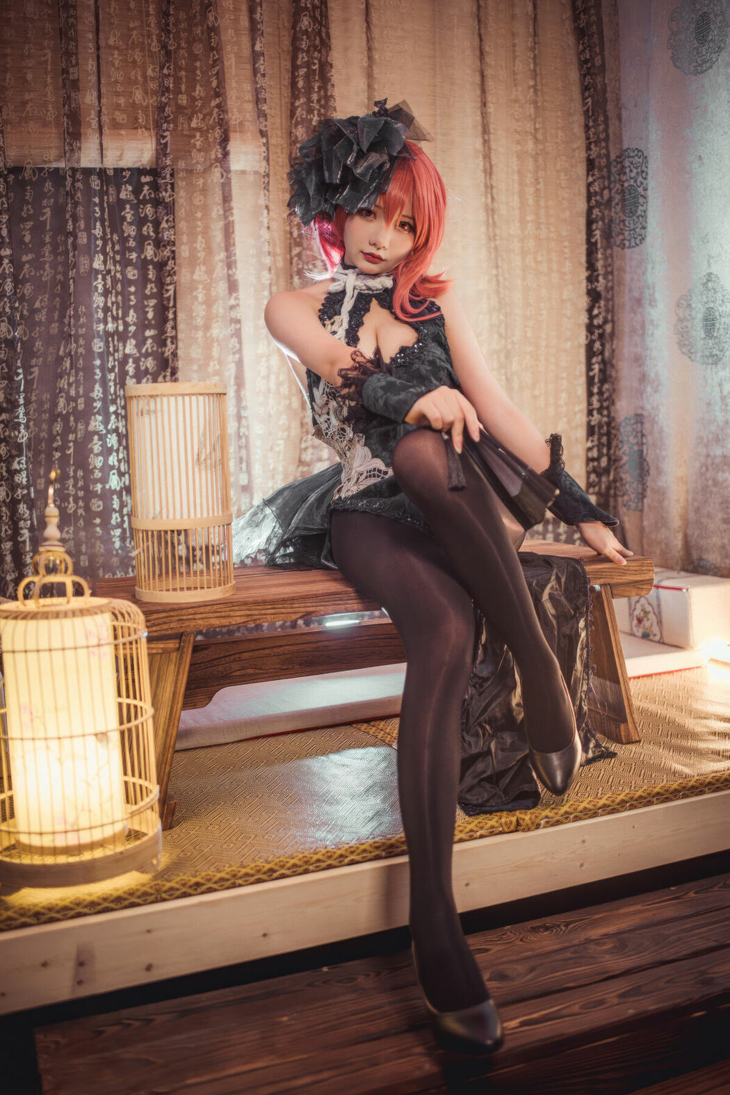 Coser@是一只熊仔吗 – 碧蓝航线 黑太子旗袍 (20P)