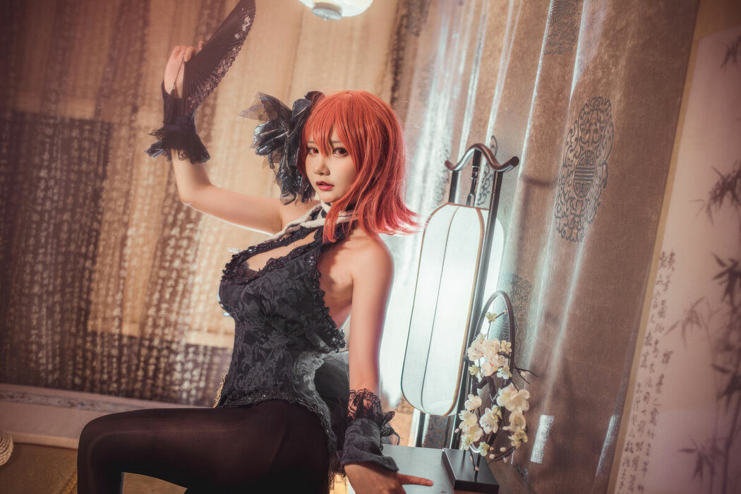 Coser@是一只熊仔吗 – 碧蓝航线 黑太子旗袍 (20P)