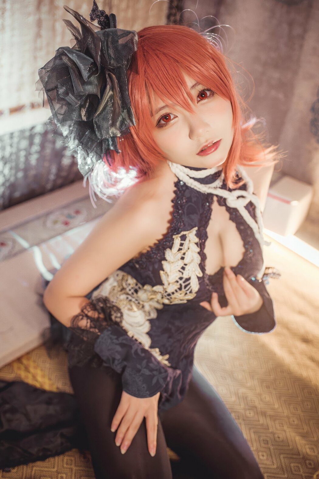 Coser@是一只熊仔吗 – 碧蓝航线 黑太子旗袍 (20P) Cover Photo