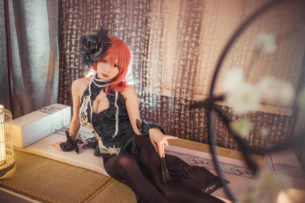 Coser@是一只熊仔吗 – 碧蓝航线 黑太子旗袍 (20P)