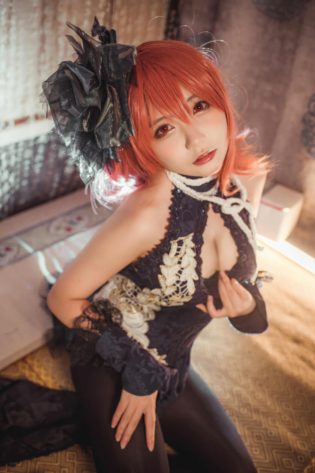 Coser@是一只熊仔吗 – 碧蓝航线 黑太子旗袍 (20P)