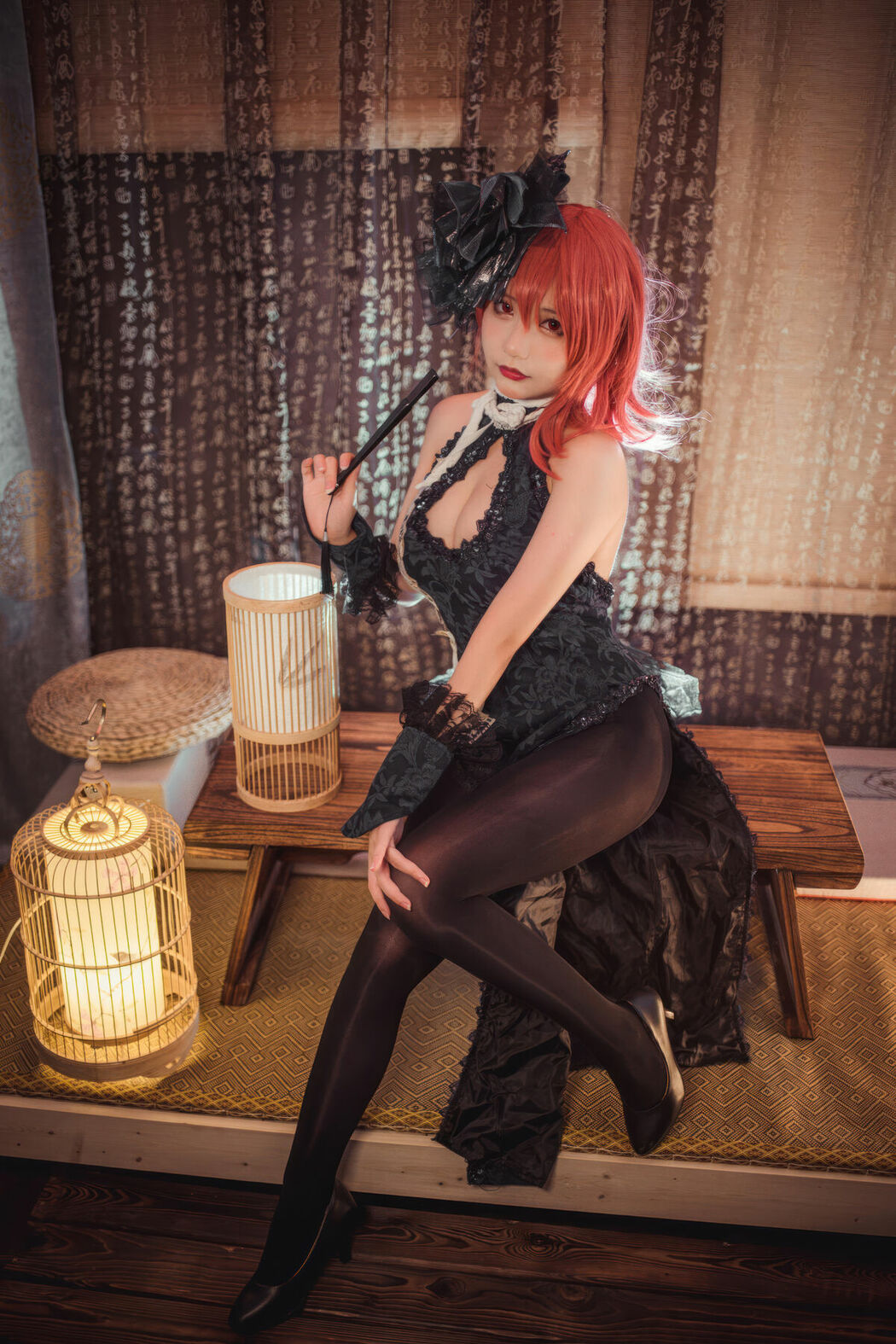 Coser@是一只熊仔吗 – 碧蓝航线 黑太子旗袍 (20P)
