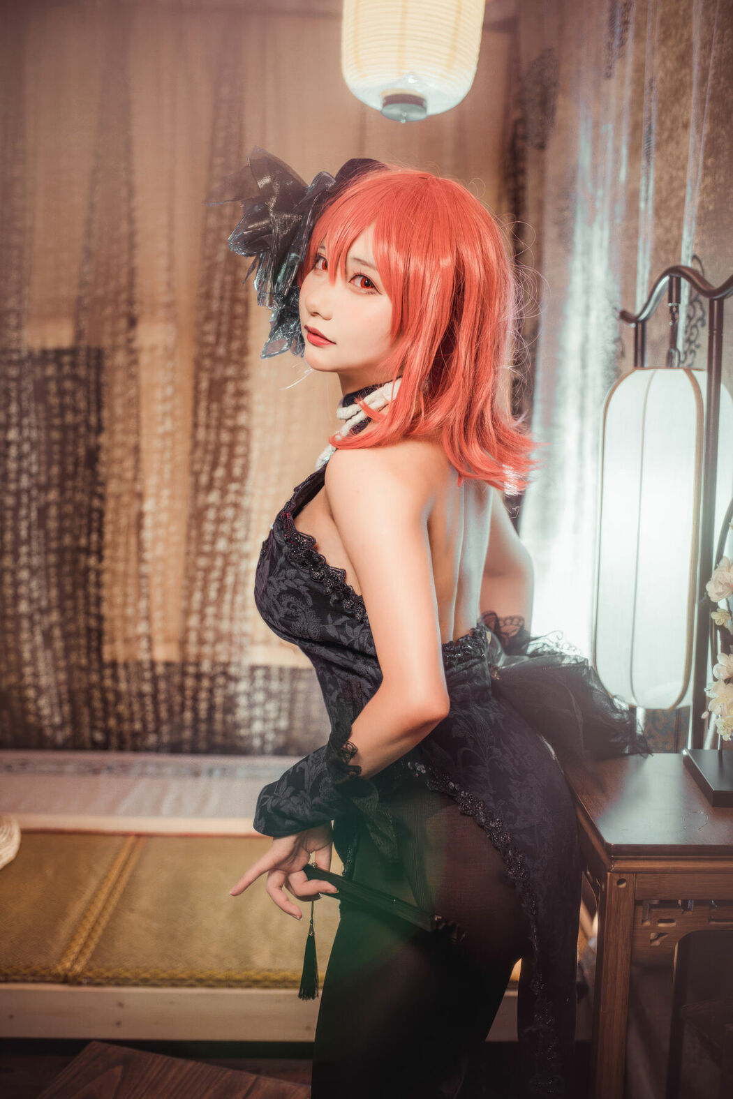 Coser@是一只熊仔吗 – 碧蓝航线 黑太子旗袍 (20P)