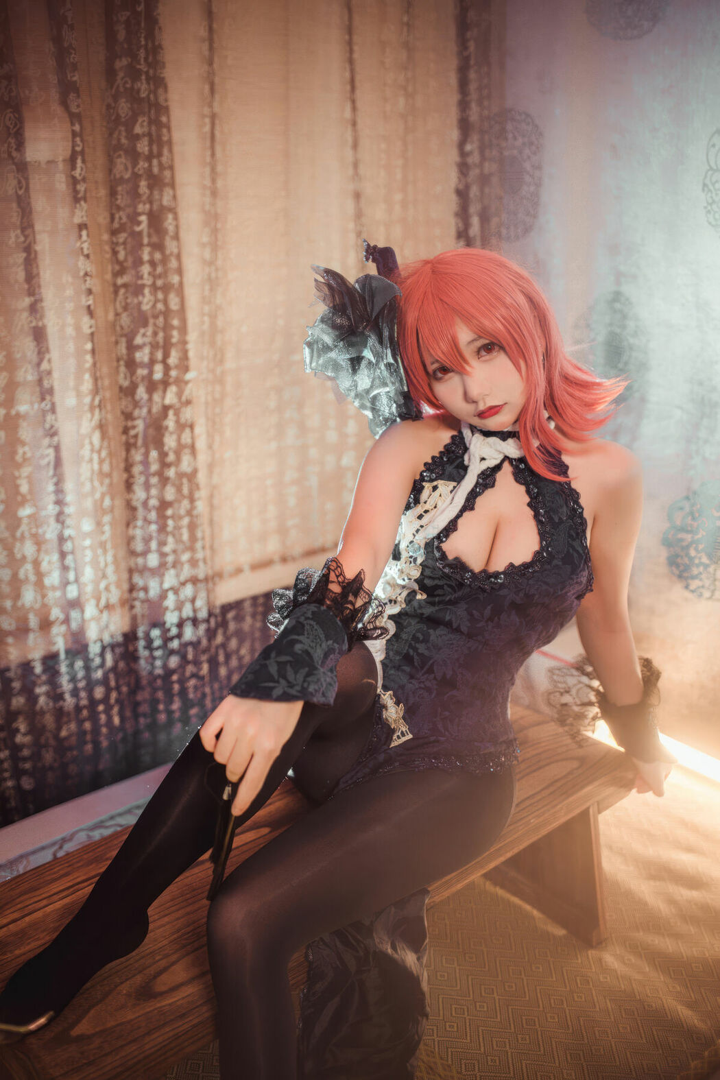 Coser@是一只熊仔吗 – 碧蓝航线 黑太子旗袍 (20P)