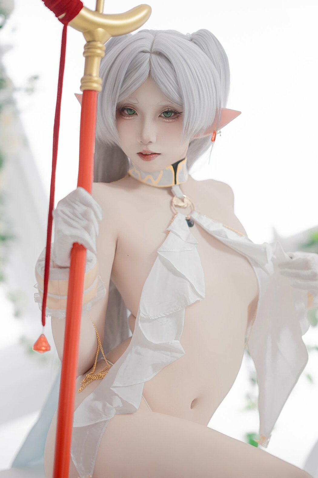 Coser@纸悦Etsu_ko – 葬送的芙莉莲 芙莉莲 舞娘 (74P) Cover Photo