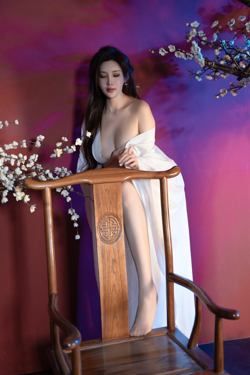 内购无水印 Zhou Yan Xi 周妍希 – 秀人网模特 白衣仙子 Part01 (53P)
