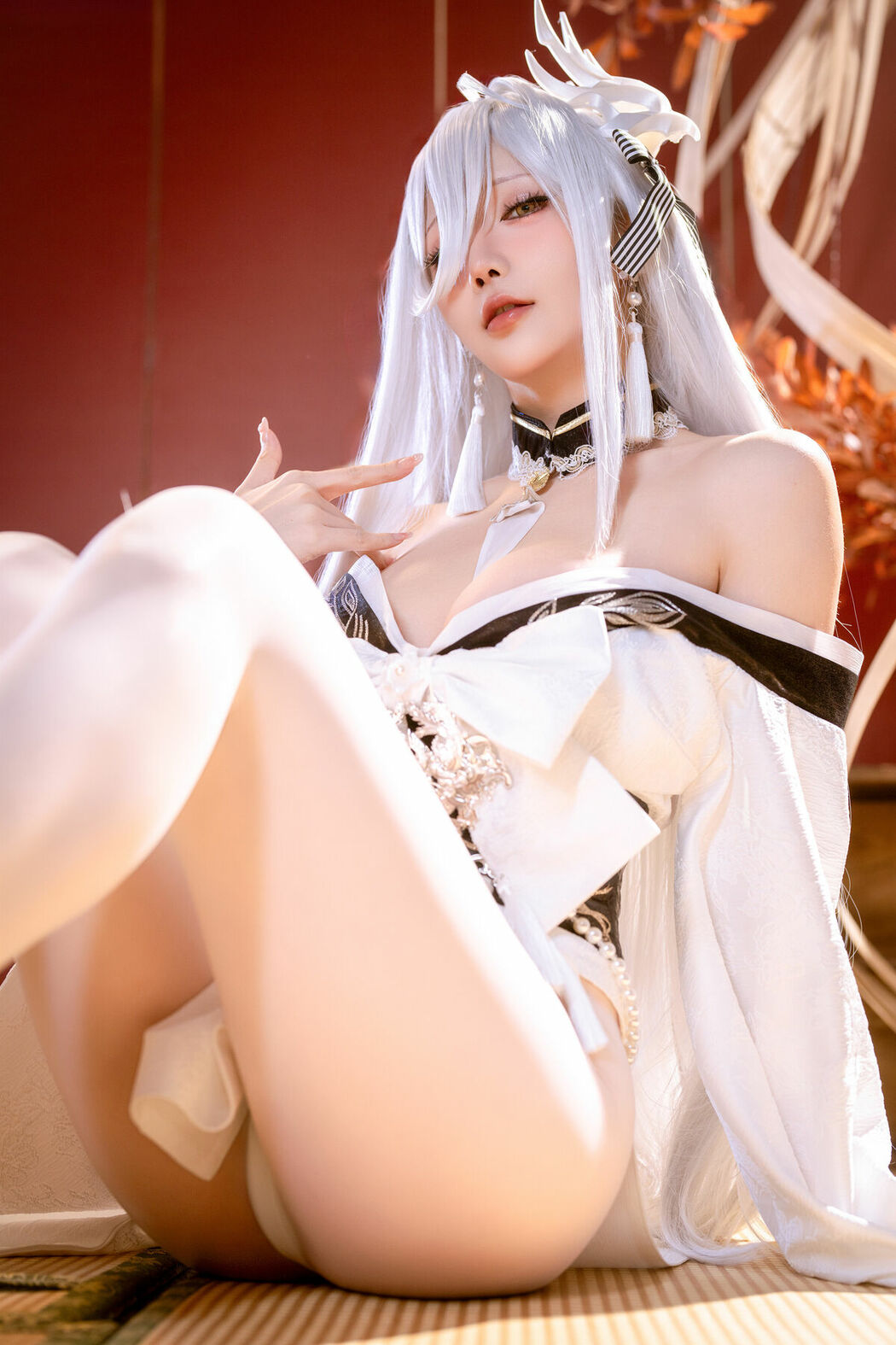 Coser@星之迟迟Hoshilily – 碧蓝航线 白凤 (60P)