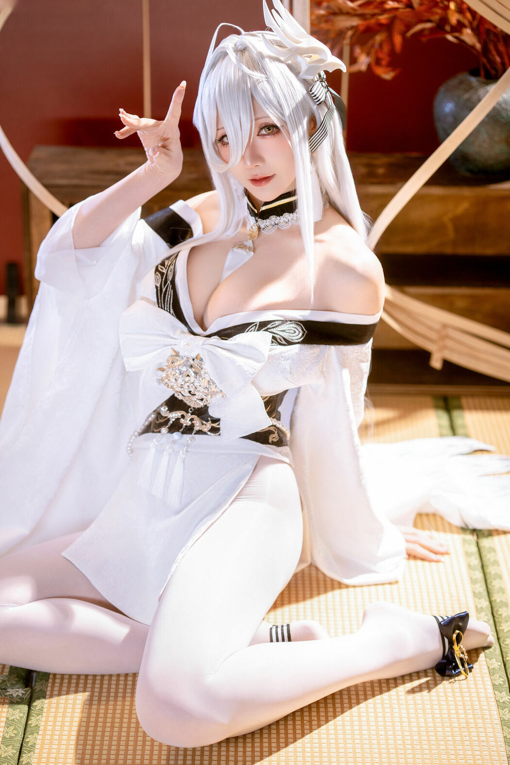 Coser@星之迟迟Hoshilily – 碧蓝航线 白凤 (60P)