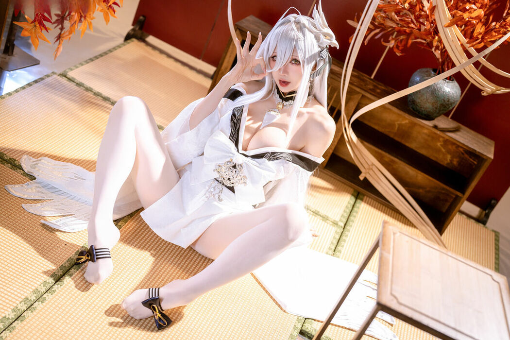 Coser@星之迟迟Hoshilily – 碧蓝航线 白凤 (60P)