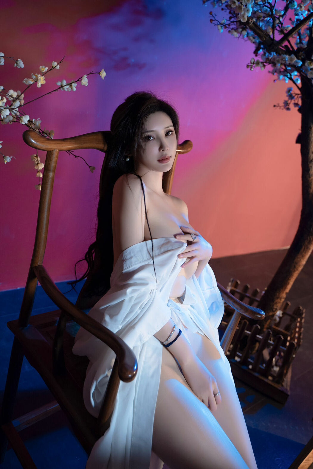 内购无水印 Zhou Yan Xi 周妍希 – 秀人网模特 白衣仙子 Part01 (53P)