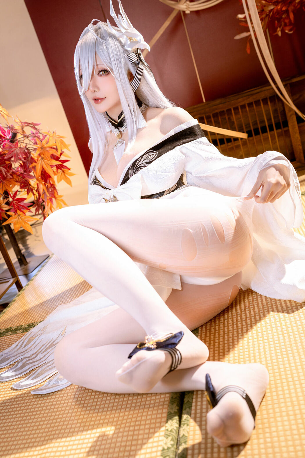 Coser@星之迟迟Hoshilily – 碧蓝航线 白凤 (60P)