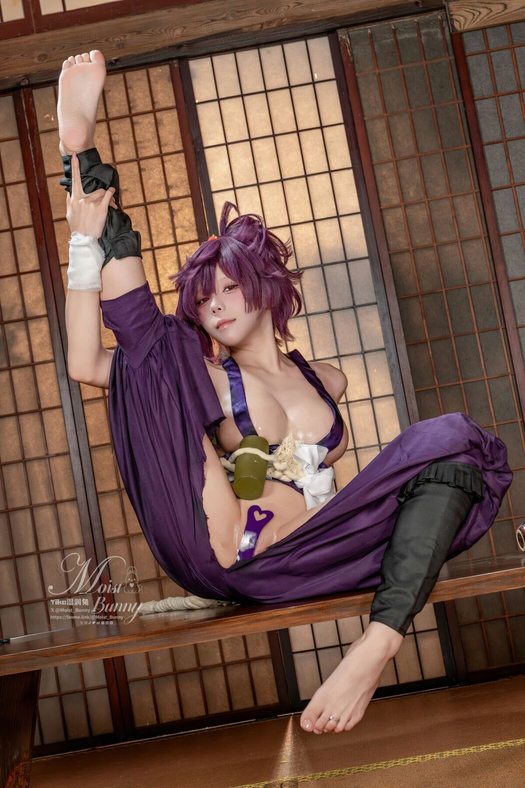 Coser@黏黏团子兔 – 2026年01月作品 地狱乐 杠 Part01 (48P – 1V)