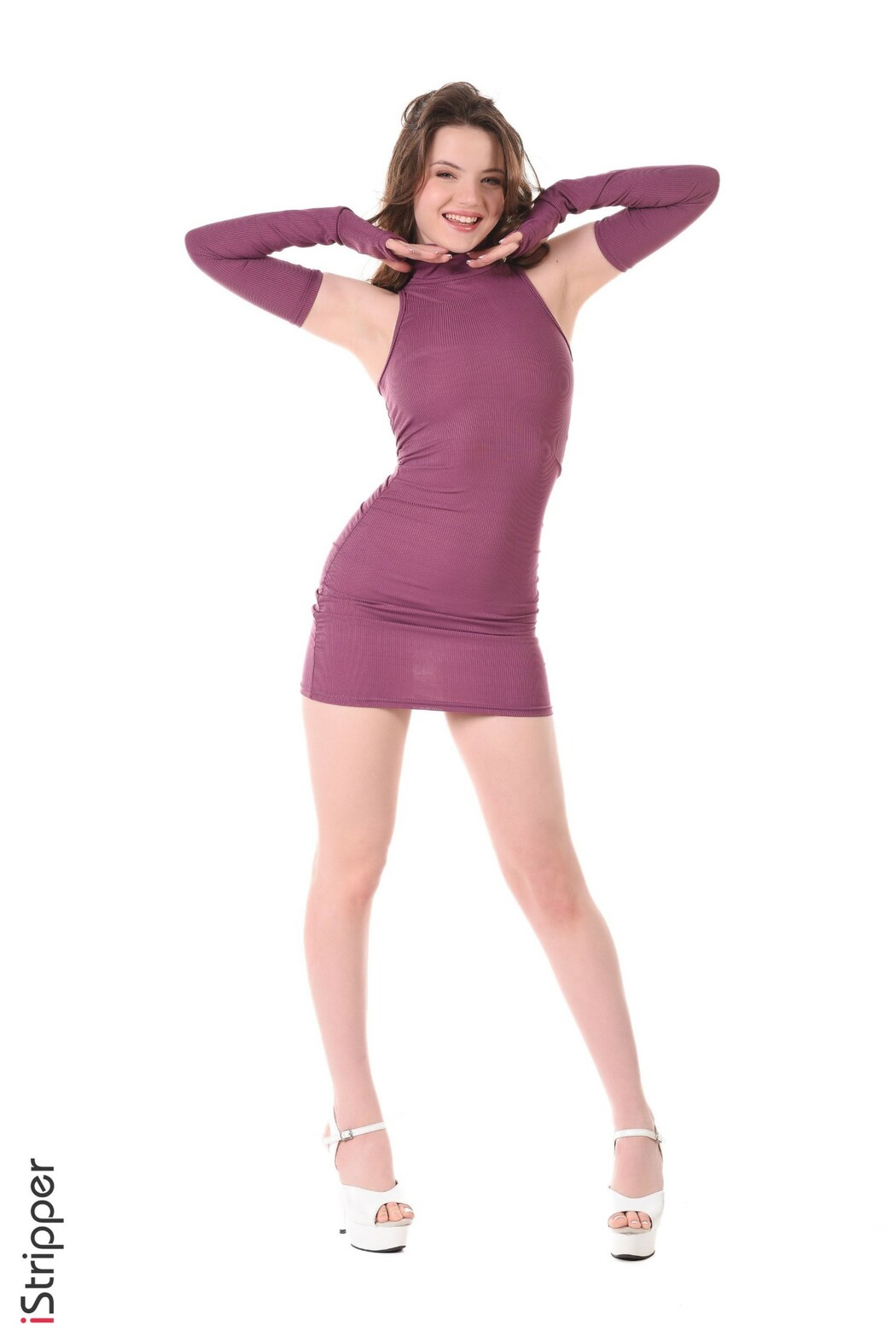Toree Dances Alluringly In A Dress With High Heels And Shaved Tattoos On Display Cover Photo