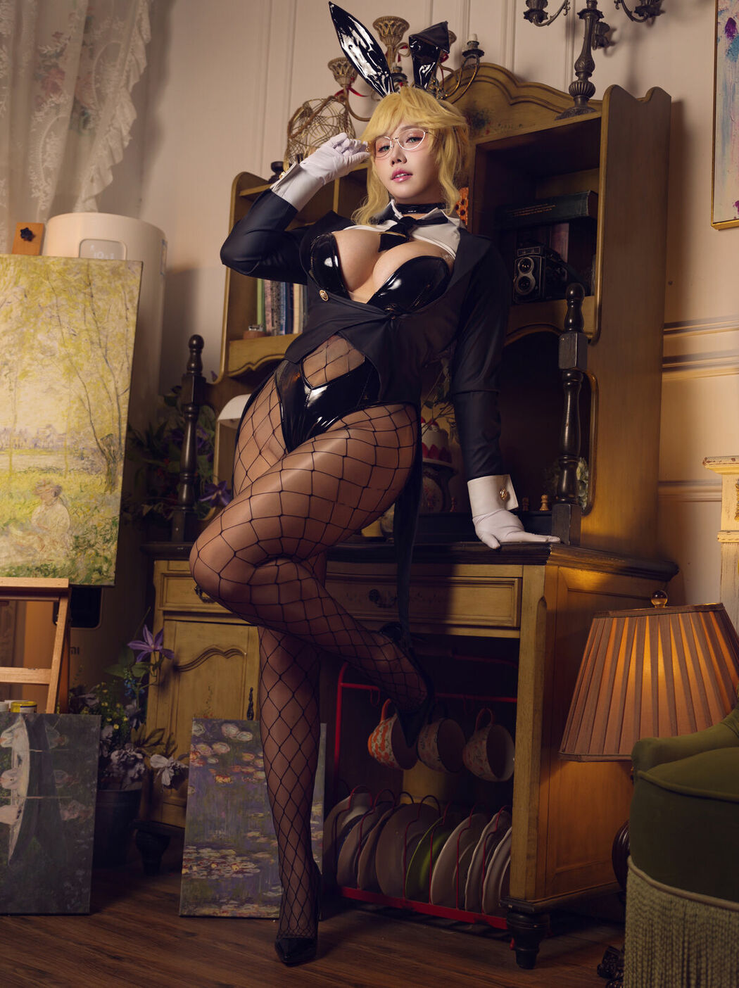 Coser@麻花麻花酱 – 胜利女神 妮姬 爱德 兔女郎 (34P – 2V)