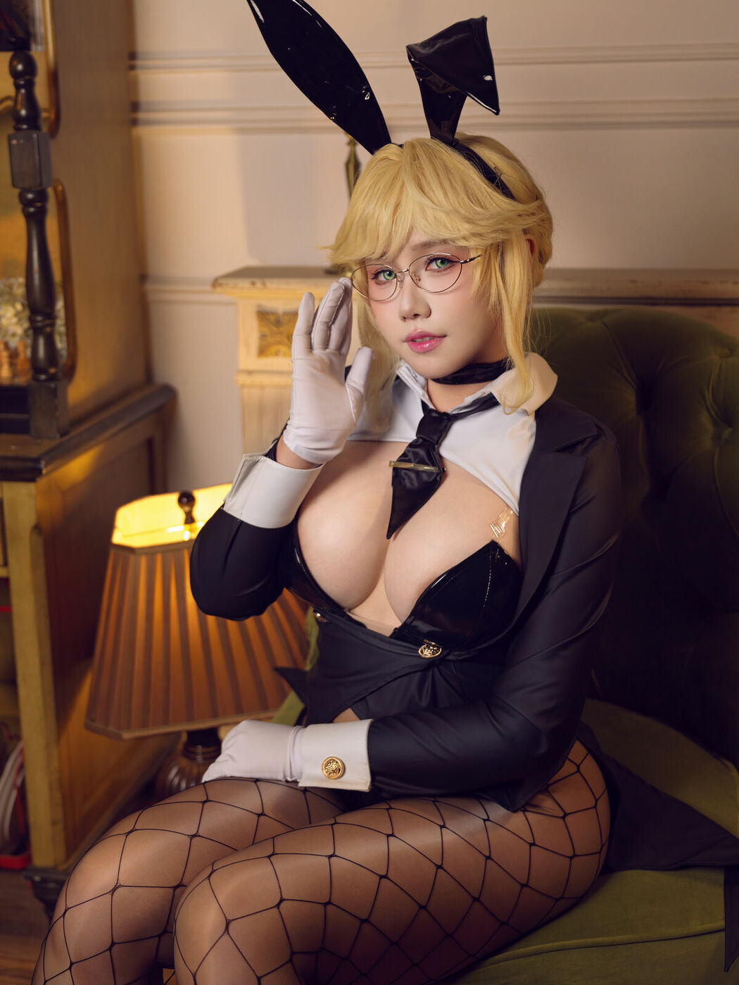 Coser@麻花麻花酱 – 胜利女神 妮姬 爱德 兔女郎 (34P – 2V)