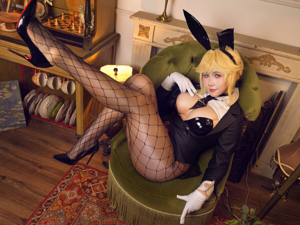 Coser@麻花麻花酱 – 胜利女神 妮姬 爱德 兔女郎 (34P – 2V)