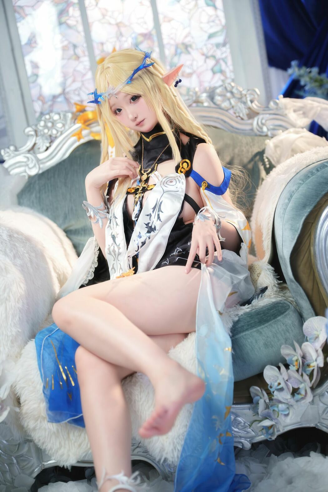 Coser@Seele麦麦 – 鸣潮 菲比And卡提希娅-蓝色花海物语 Part01 (49P)