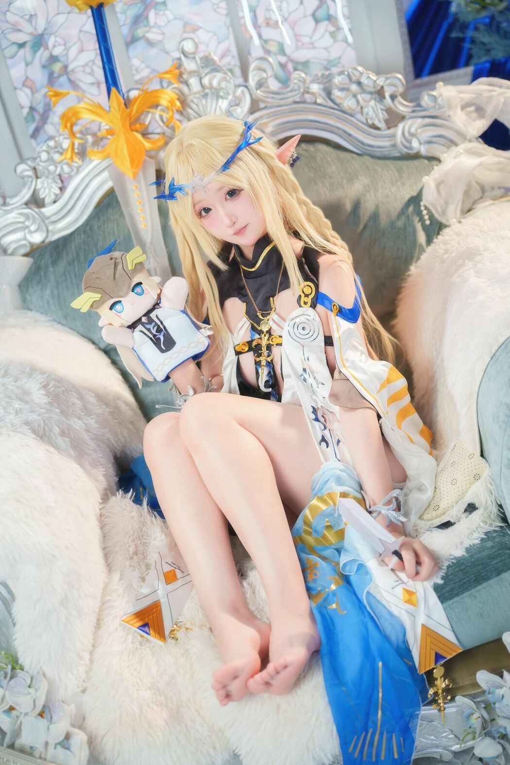 Coser@Seele麦麦 – 鸣潮 菲比And卡提希娅-蓝色花海物语 Part01 (49P)