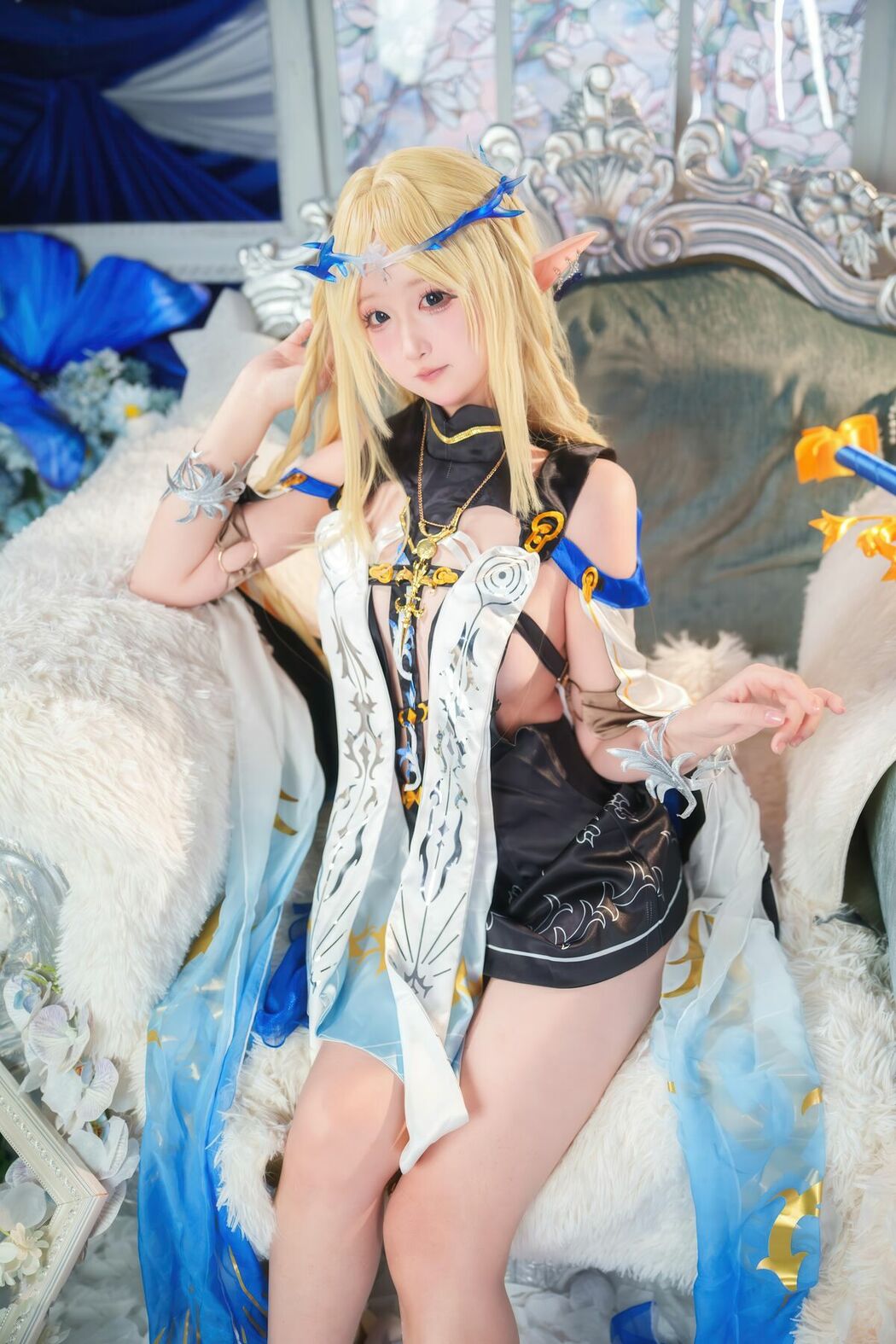 Coser@Seele麦麦 – 鸣潮 菲比And卡提希娅-蓝色花海物语 Part01 (49P)