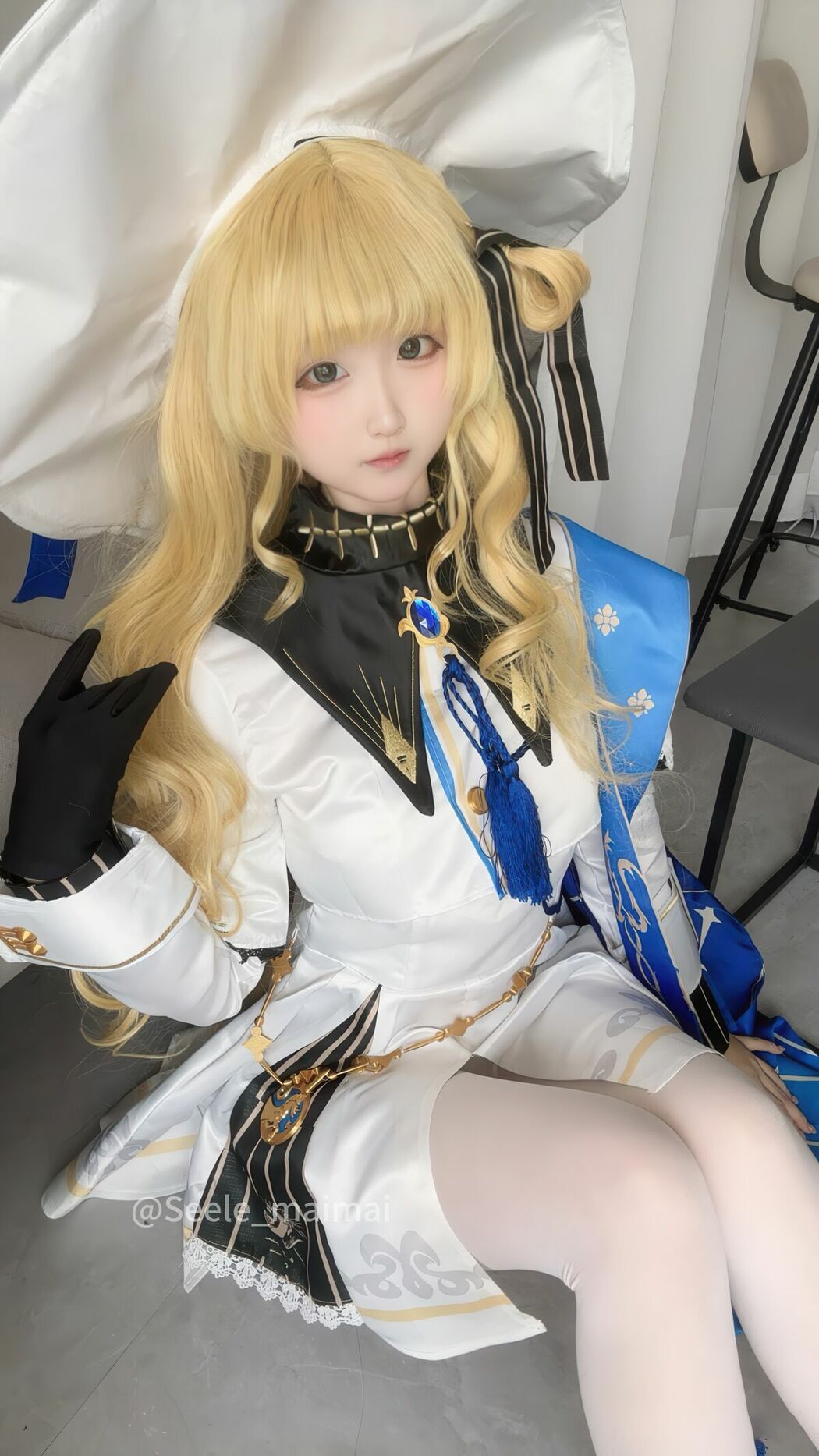 Coser@Seele麦麦 – 鸣潮 菲比And卡提希娅-蓝色花海物语 Part02 (49P)