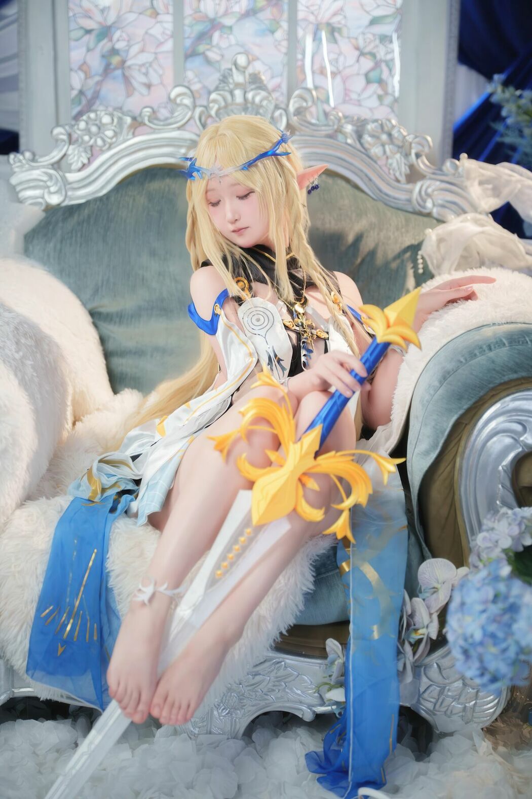 Coser@Seele麦麦 – 鸣潮 菲比And卡提希娅-蓝色花海物语 Part01 (49P)