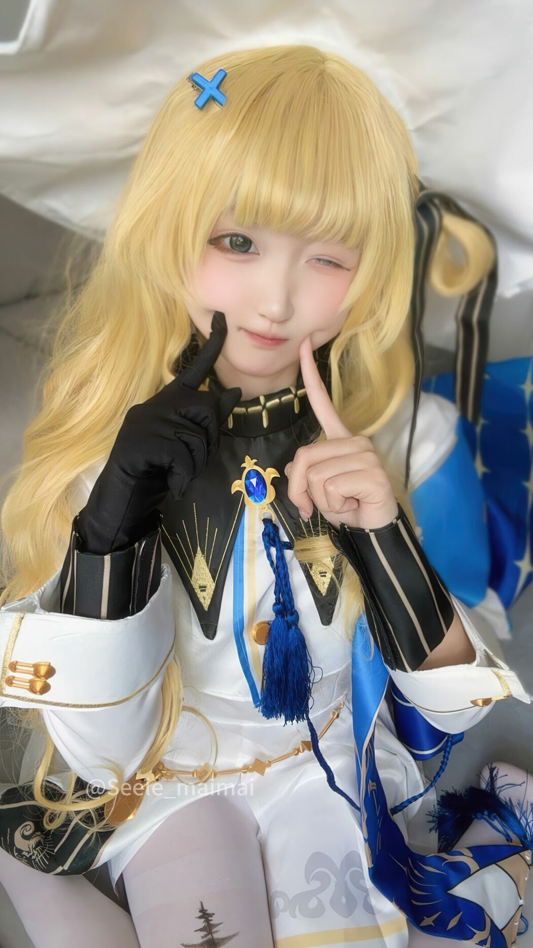 Coser@Seele麦麦 – 鸣潮 菲比And卡提希娅-蓝色花海物语 Part02 (49P)