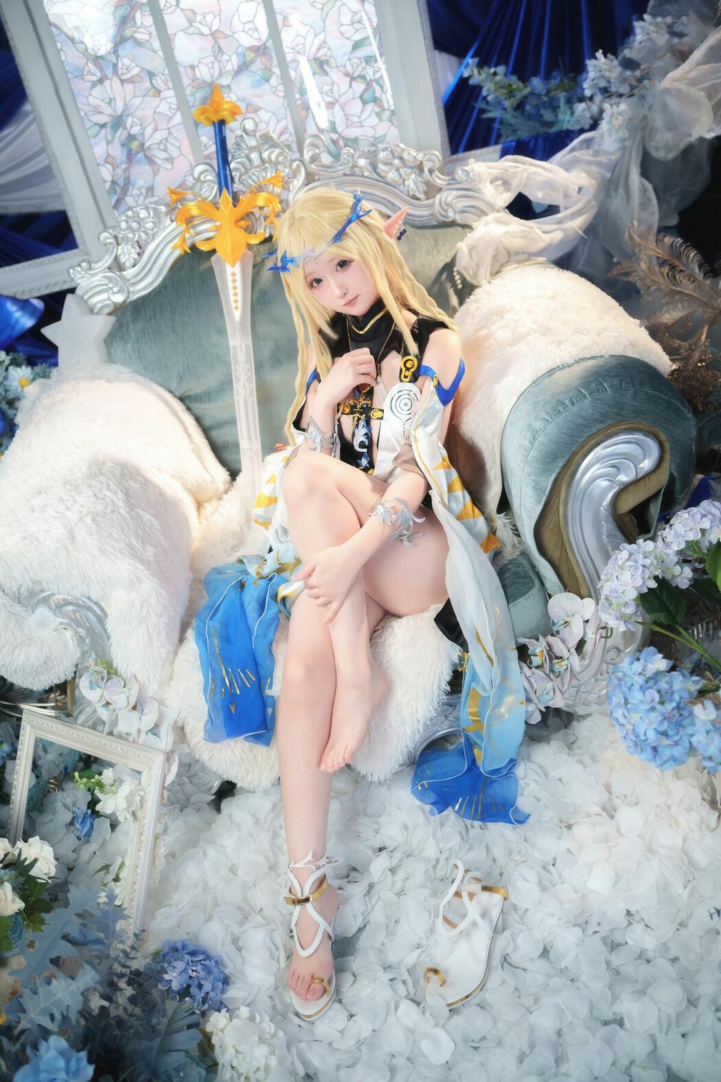 Coser@Seele麦麦 – 鸣潮 菲比And卡提希娅-蓝色花海物语 Part01 (49P)
