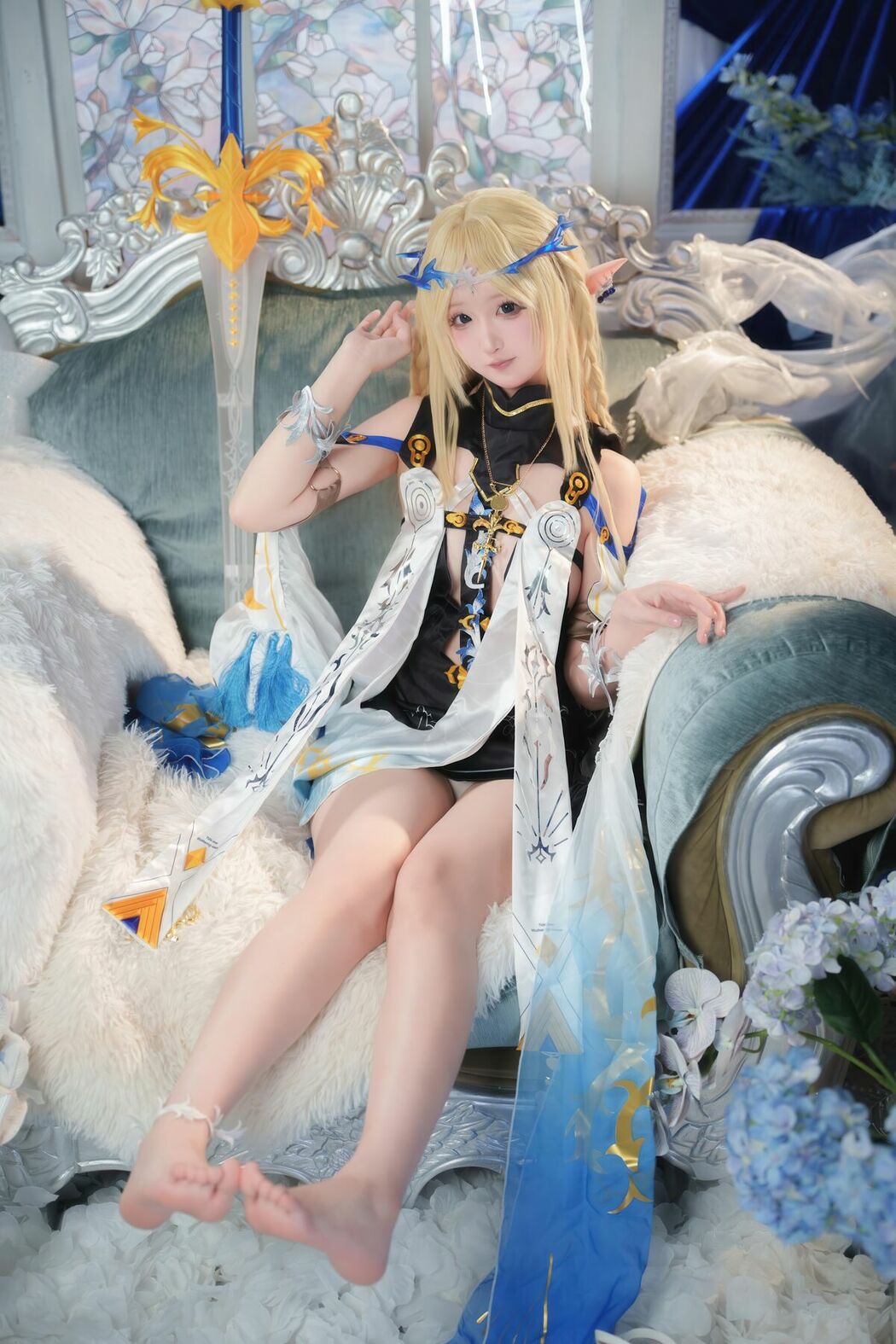 Coser@Seele麦麦 – 鸣潮 菲比And卡提希娅-蓝色花海物语 Part01 (49P)