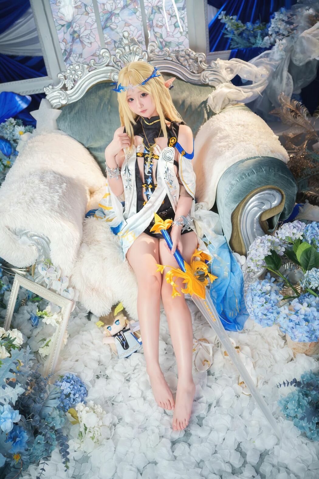 Coser@Seele麦麦 – 鸣潮 菲比And卡提希娅-蓝色花海物语 Part01 (49P)