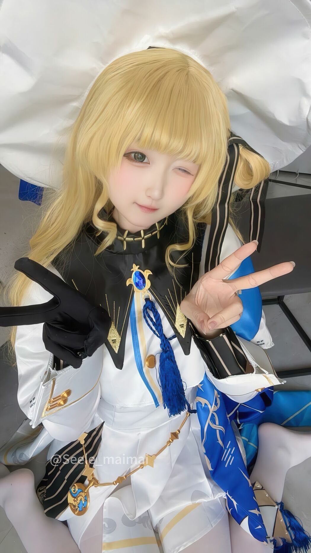 Coser@Seele麦麦 – 鸣潮 菲比And卡提希娅-蓝色花海物语 Part02 (49P)