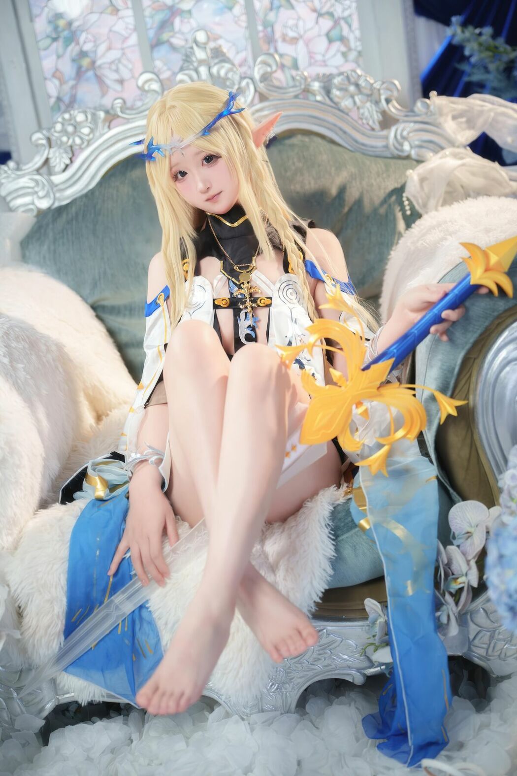 Coser@Seele麦麦 – 鸣潮 菲比And卡提希娅-蓝色花海物语 Part01 (49P)