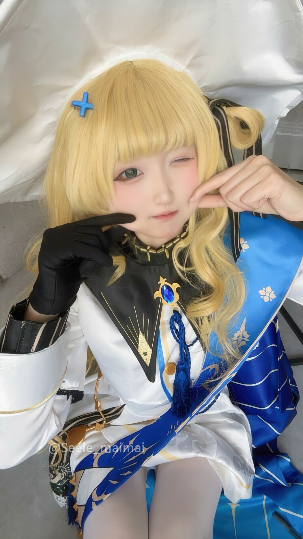Coser@Seele麦麦 – 鸣潮 菲比And卡提希娅-蓝色花海物语 Part02 (49P)