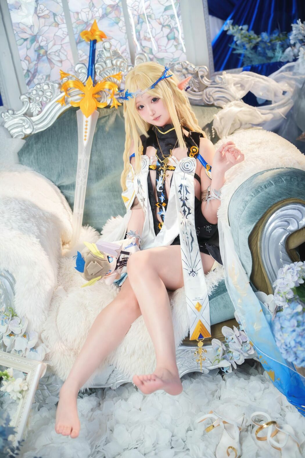 Coser@Seele麦麦 – 鸣潮 菲比And卡提希娅-蓝色花海物语 Part01 (49P)