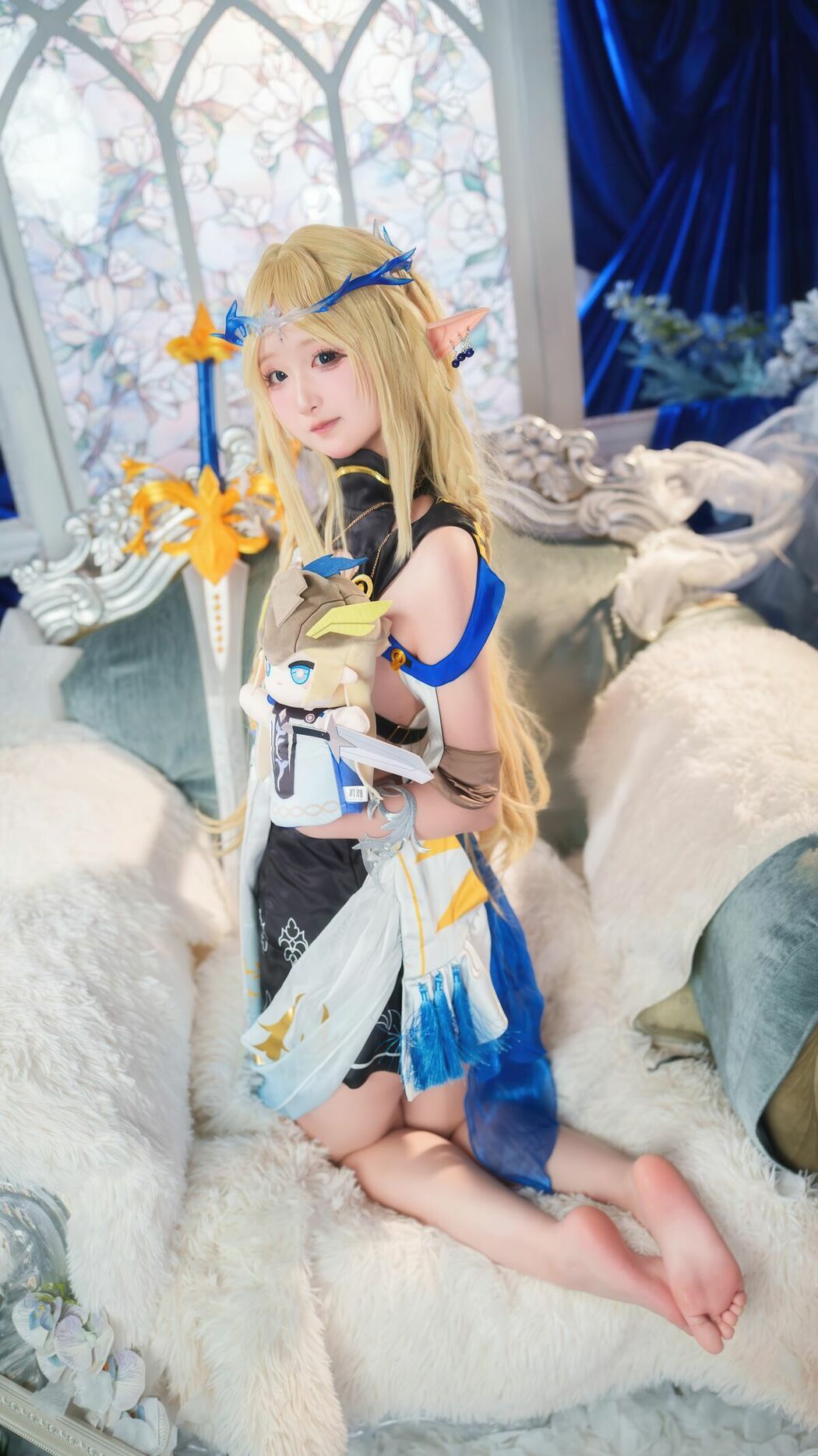 Coser@Seele麦麦 – 鸣潮 菲比And卡提希娅-蓝色花海物语 Part02 (49P)