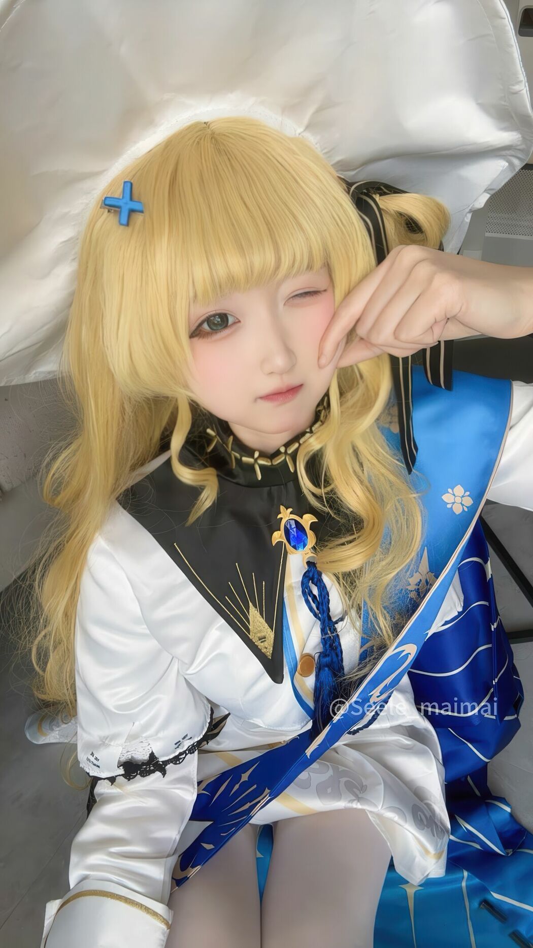 Coser@Seele麦麦 – 鸣潮 菲比And卡提希娅-蓝色花海物语 Part02 (49P)