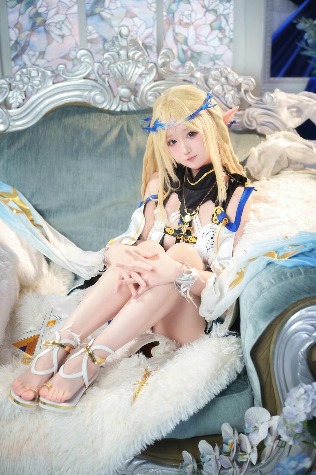 Coser@Seele麦麦 – 鸣潮 菲比And卡提希娅-蓝色花海物语 Part01 (49P)