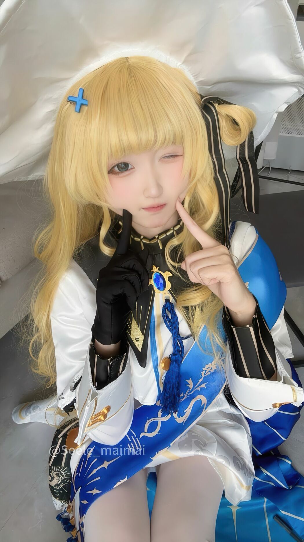 Coser@Seele麦麦 – 鸣潮 菲比And卡提希娅-蓝色花海物语 Part02 (49P)
