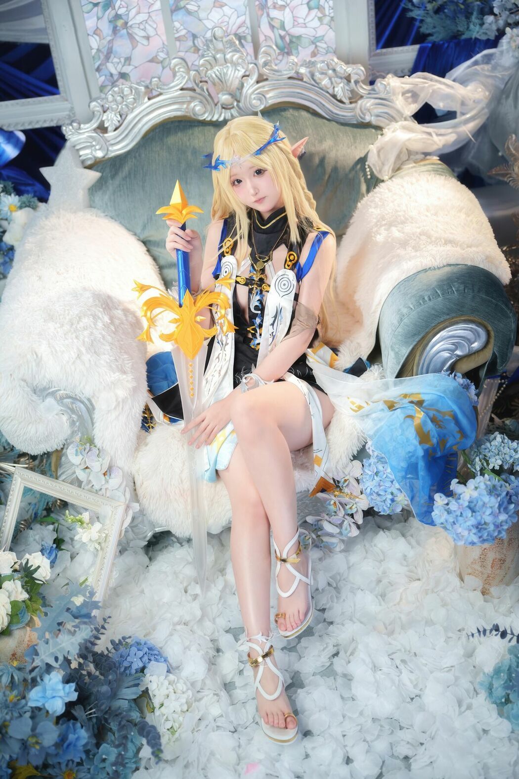 Coser@Seele麦麦 – 鸣潮 菲比And卡提希娅-蓝色花海物语 Part01 (49P)
