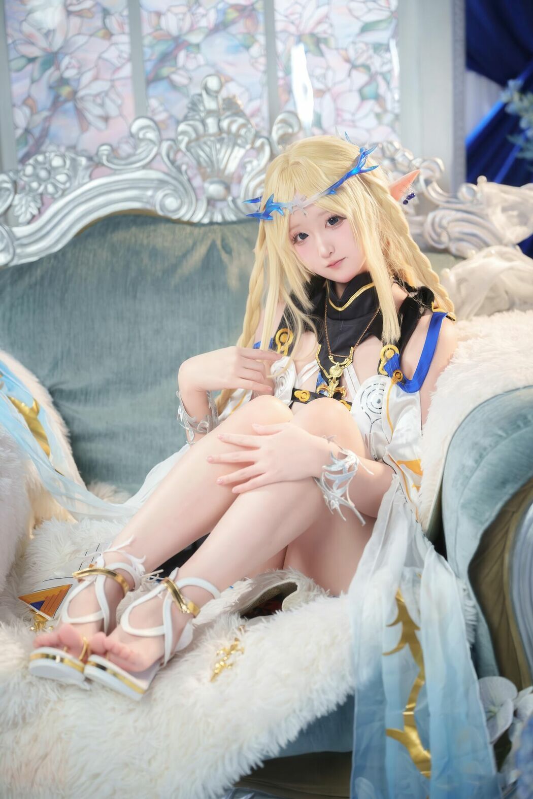 Coser@Seele麦麦 – 鸣潮 菲比And卡提希娅-蓝色花海物语 Part01 (49P)