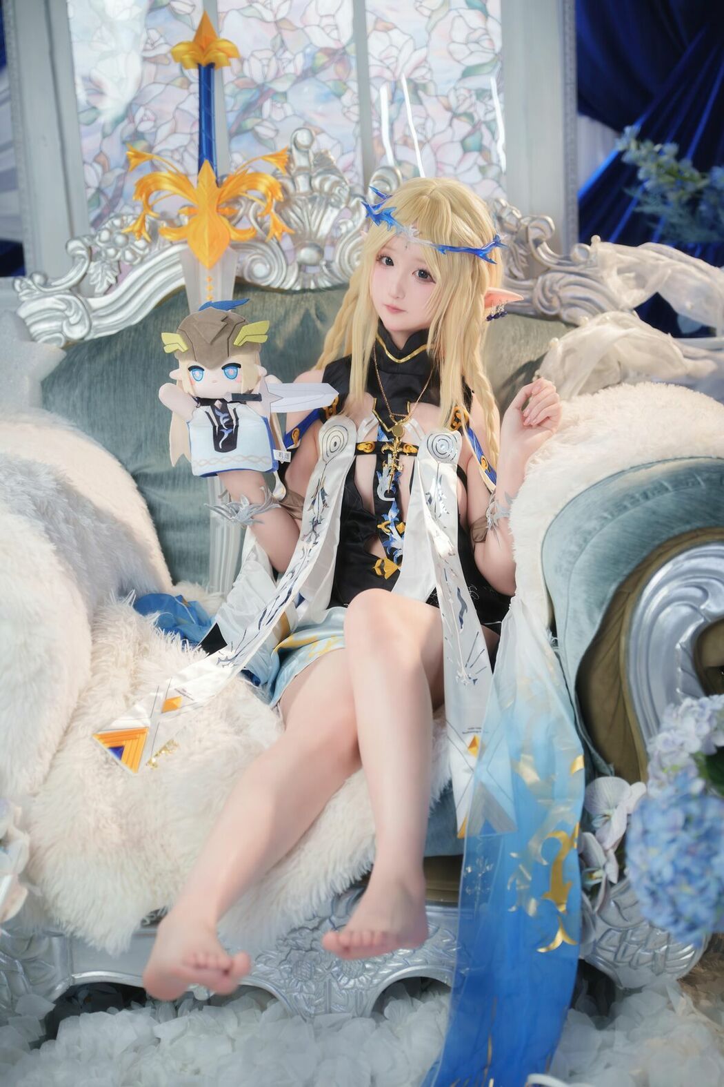 Coser@Seele麦麦 – 鸣潮 菲比And卡提希娅-蓝色花海物语 Part01 (49P)
