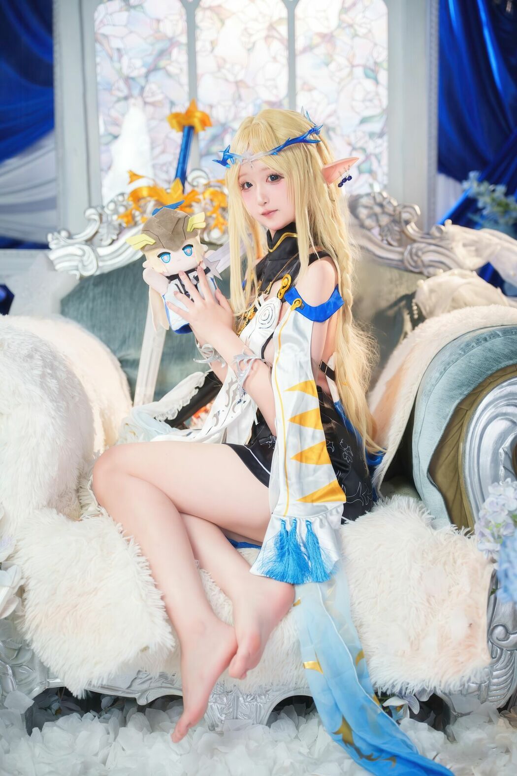 Coser@Seele麦麦 – 鸣潮 菲比And卡提希娅-蓝色花海物语 Part01 (49P)