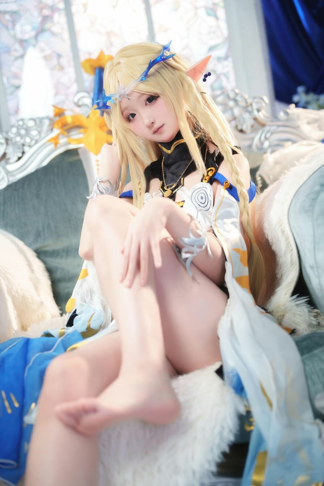 Coser@Seele麦麦 – 鸣潮 菲比And卡提希娅-蓝色花海物语 Part01 (49P)