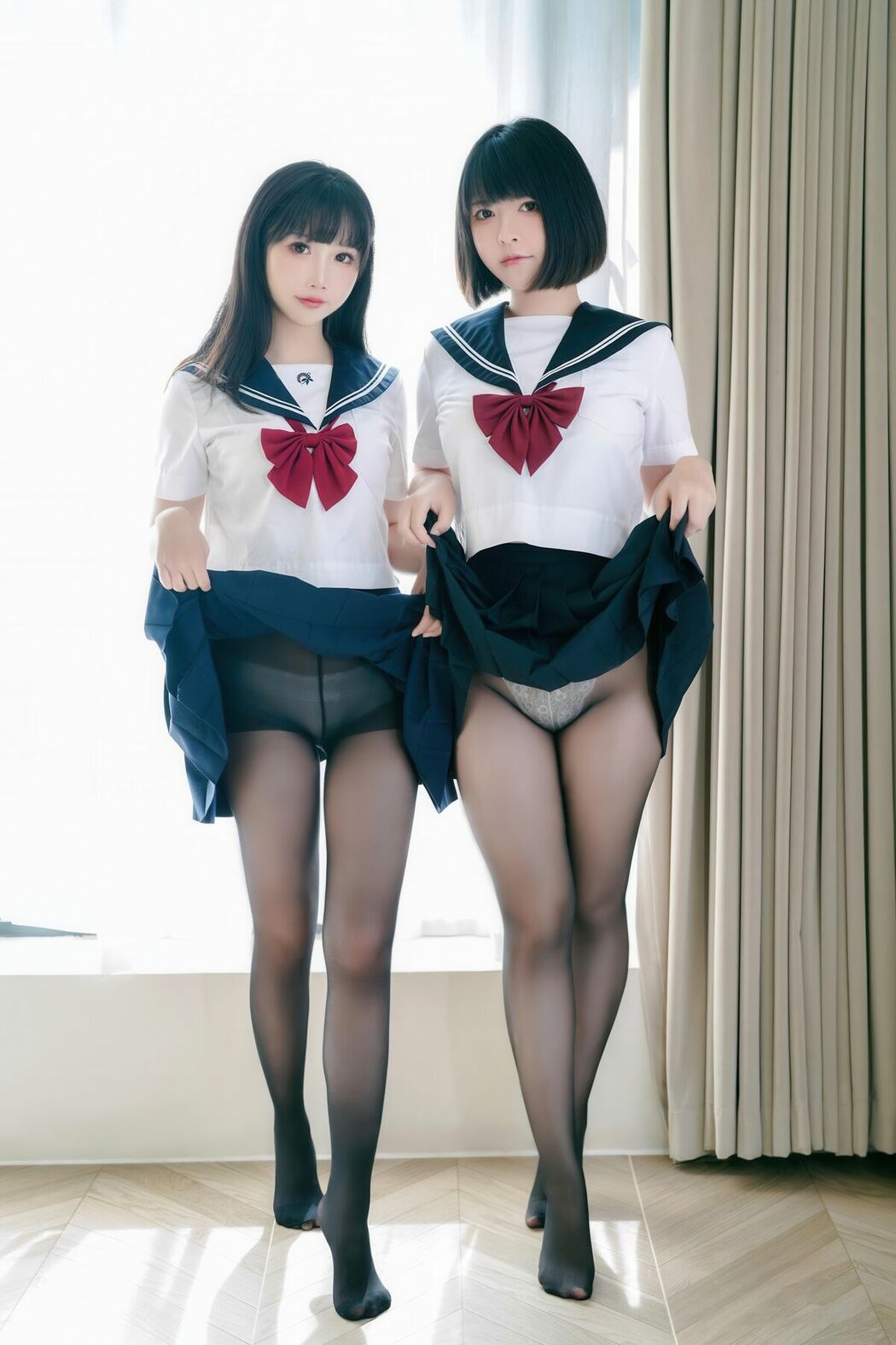 Coser@面饼仙儿 And 半半子 – 少女幻想の刻 (80P)