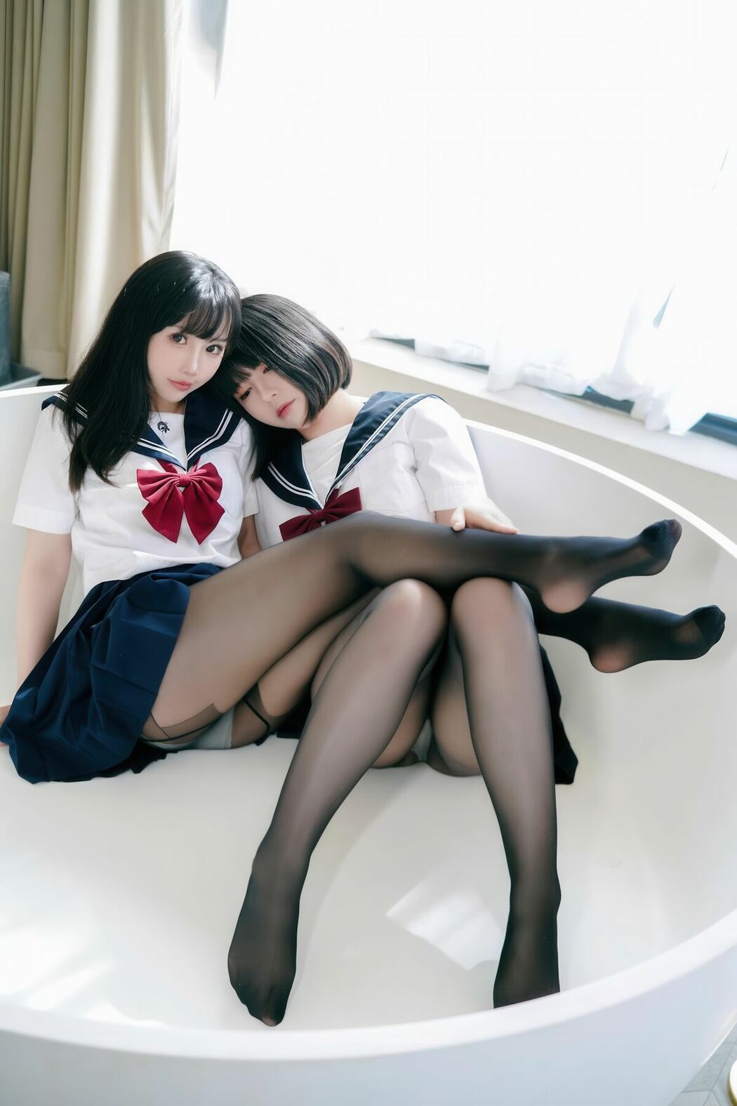 Coser@面饼仙儿 And 半半子 – 少女幻想の刻 (80P)