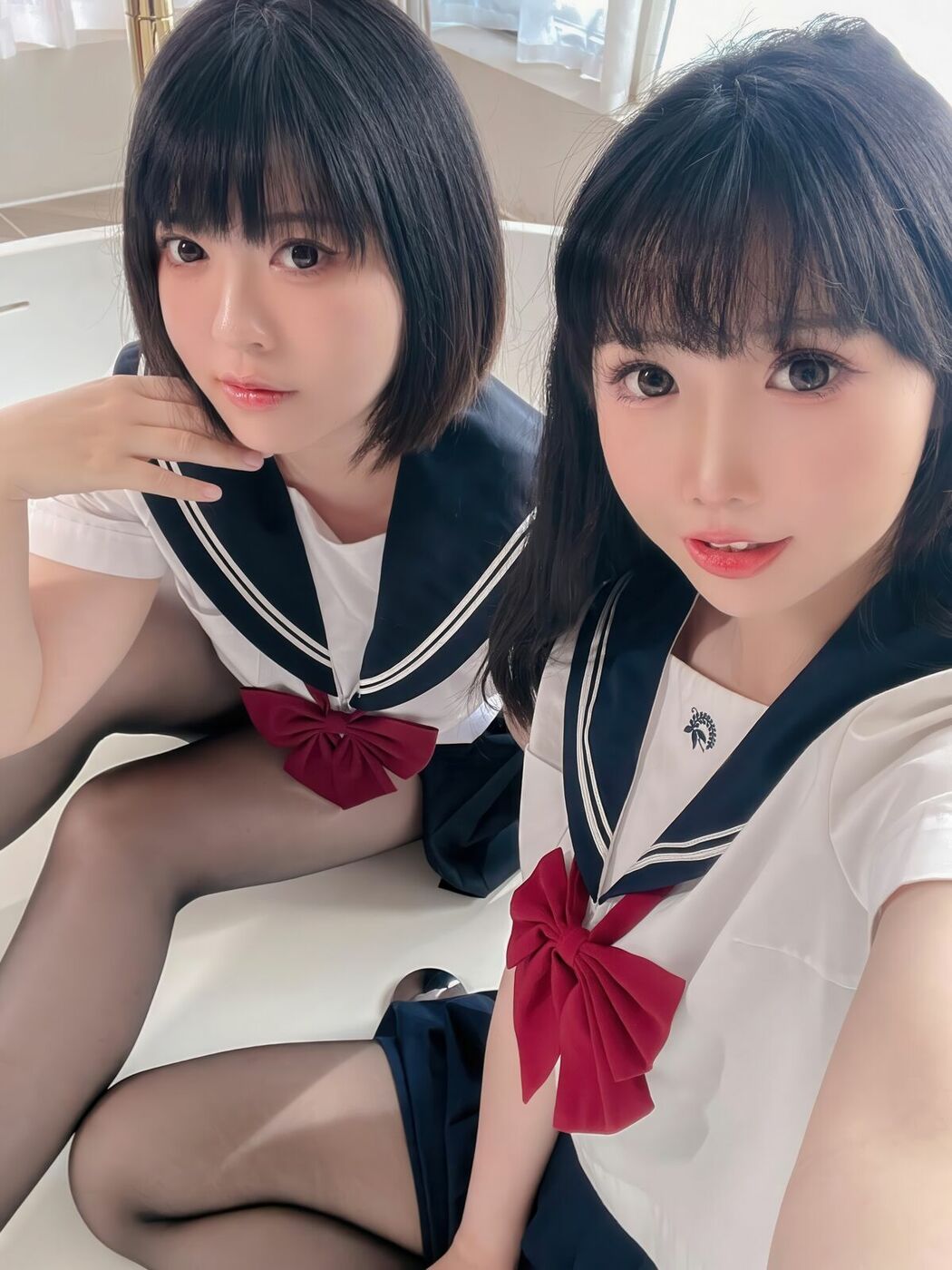 Coser@面饼仙儿 And 半半子 – 少女幻想の刻 (80P)