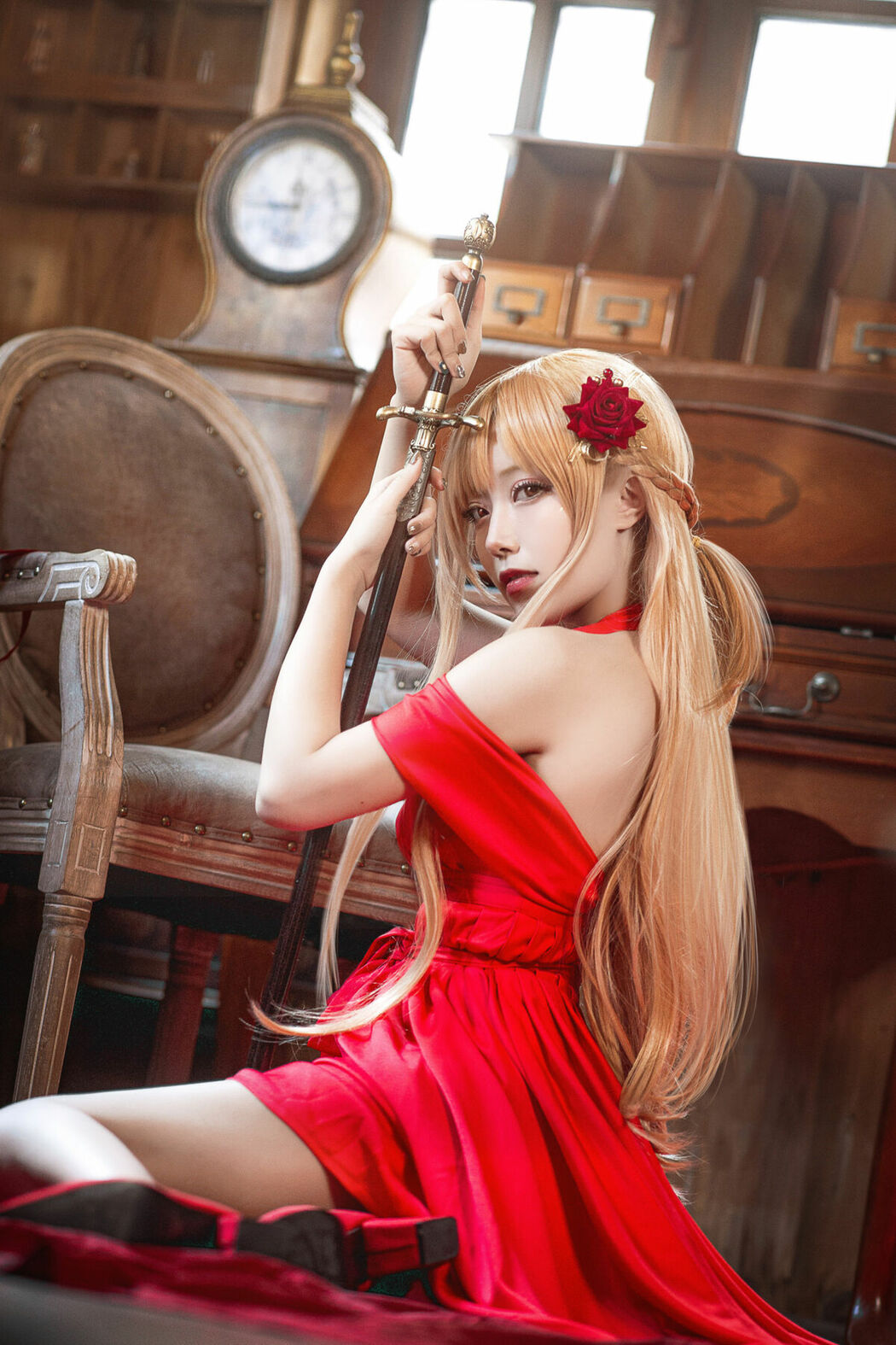 Coser@切切Celia – 刀剑神域 亚丝娜礼服 (29P)