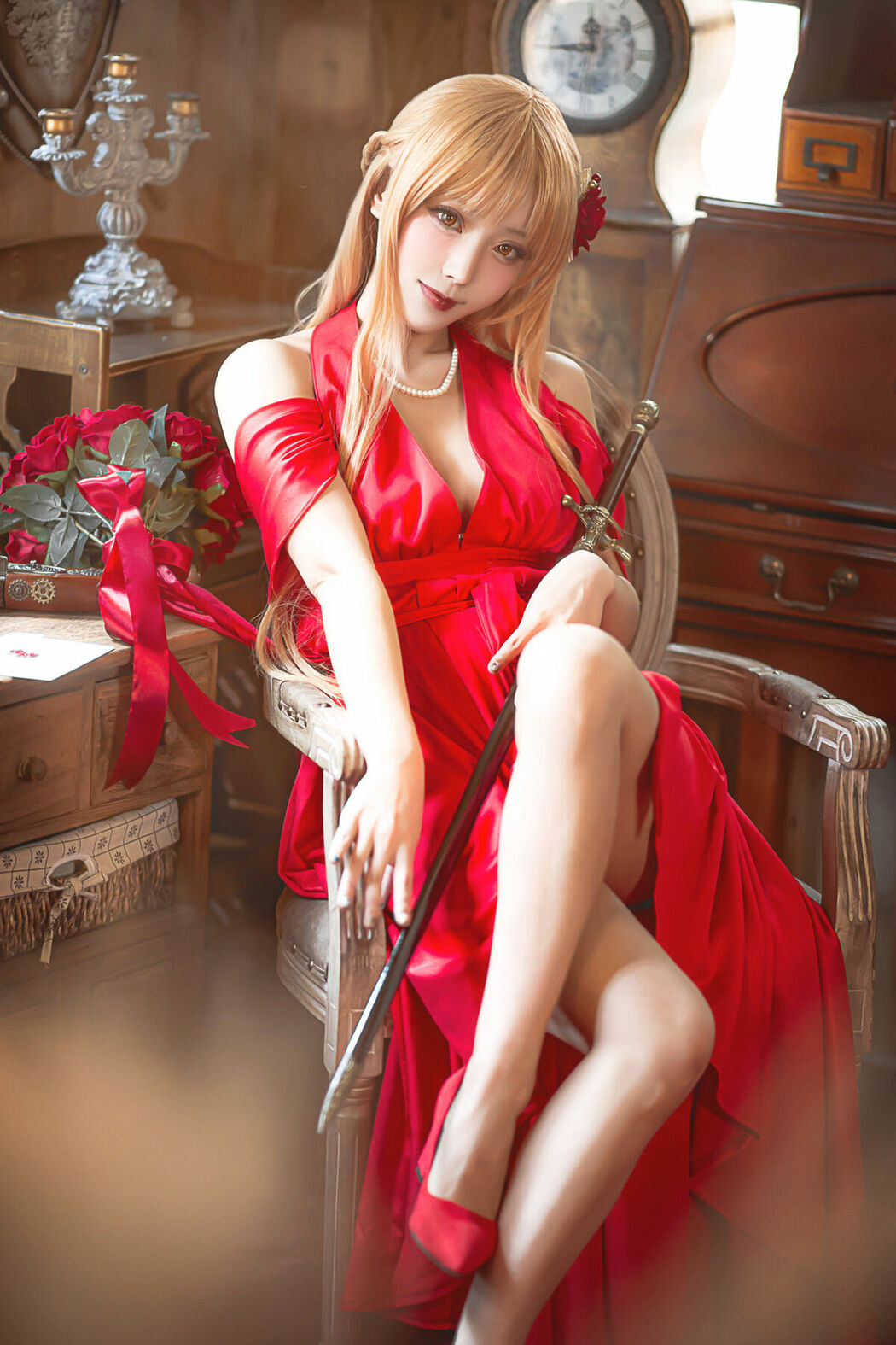 Coser@切切Celia – 刀剑神域 亚丝娜礼服 (29P)